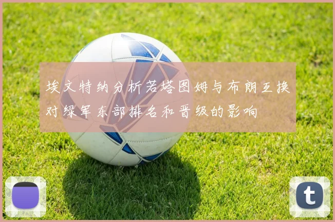 埃文特纳分析若塔图姆与布朗互换对绿军东部排名和晋级的影响